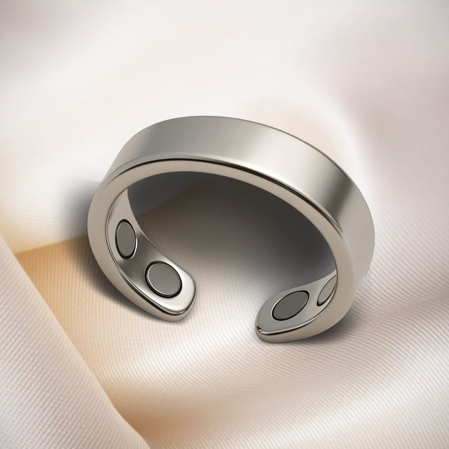 Magnetic wellness ring close-up