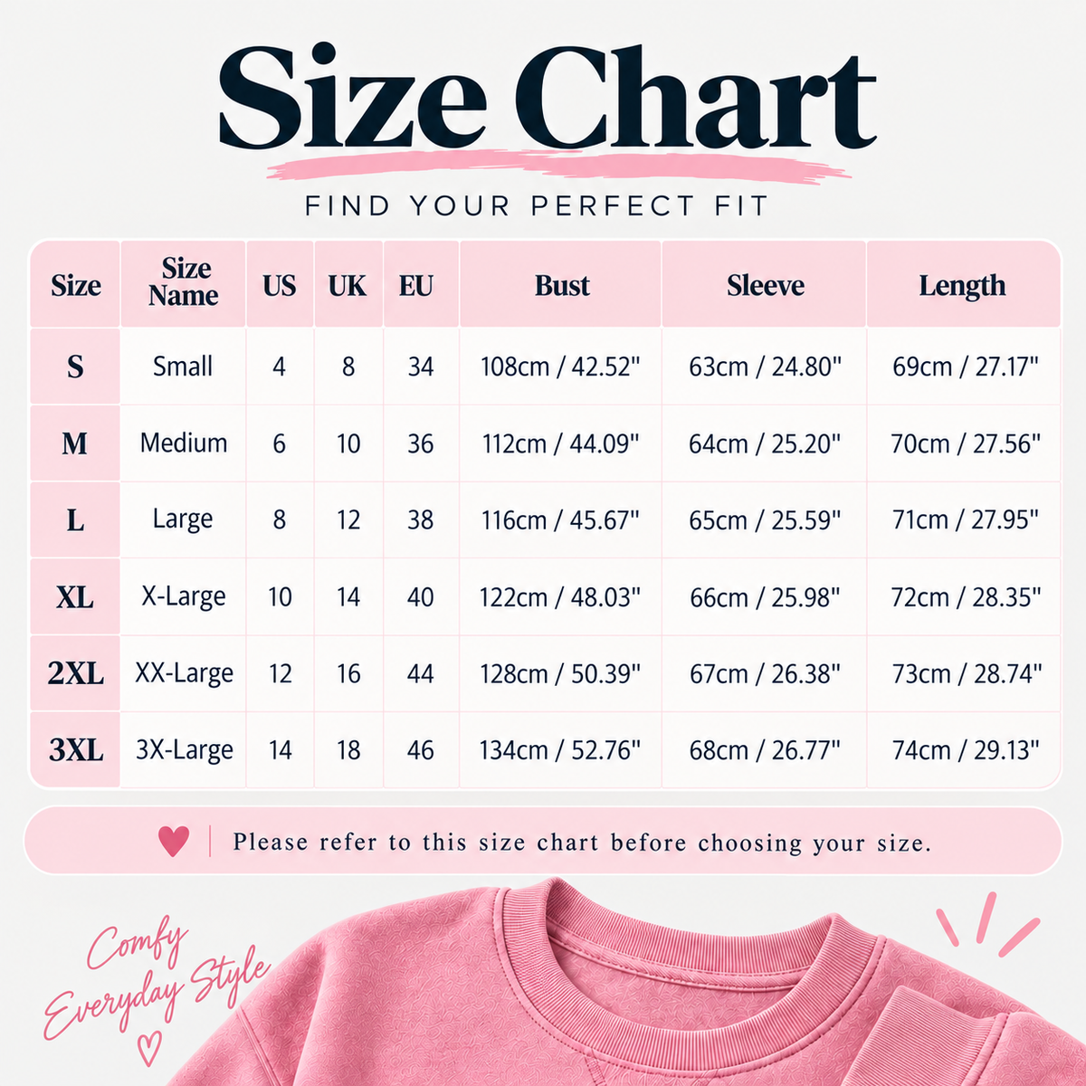 Women's Oversized Crewneck Sweatshirt with Kangaroo Pocket