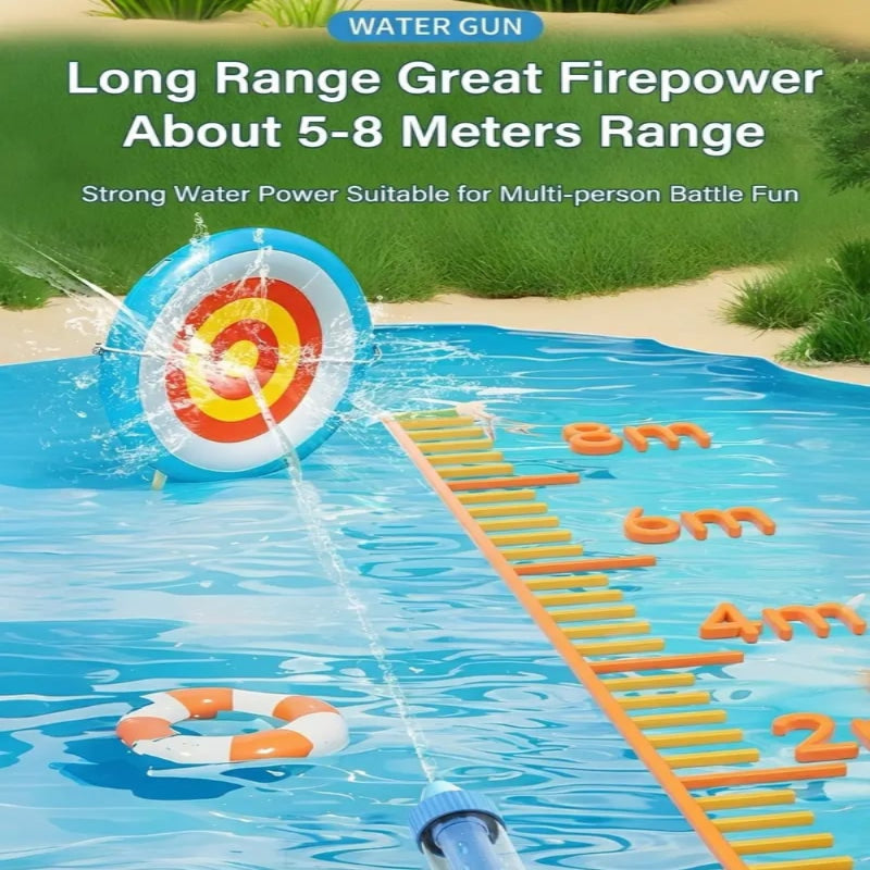 🔥360° Rotary Firework Water Blasters - Rapid-Fill Pump Action Pool Cannons for Summer Outdoor Games (Ages 3+)