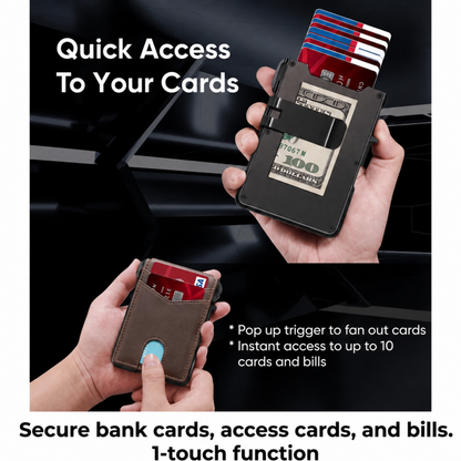 Minimalist Wallet - Maximum Capacity. Minimal Footprint.