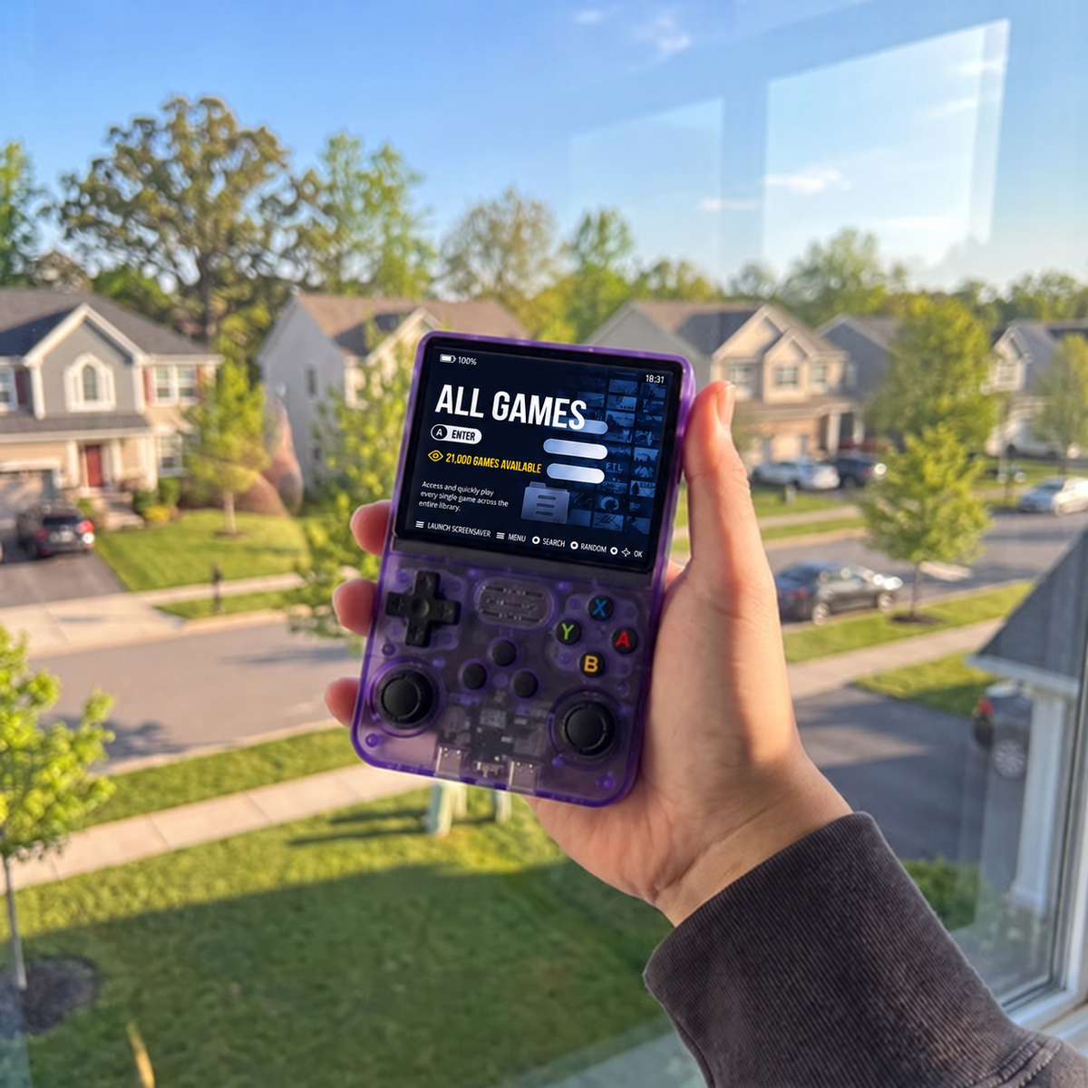 Bavilory Pro 2.0 — R36S Retro Handheld Console