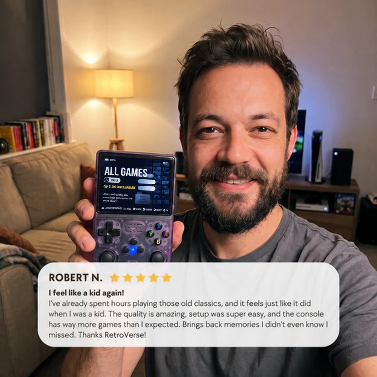 Bavilory Pro 2.0 — R36S Retro Handheld Console