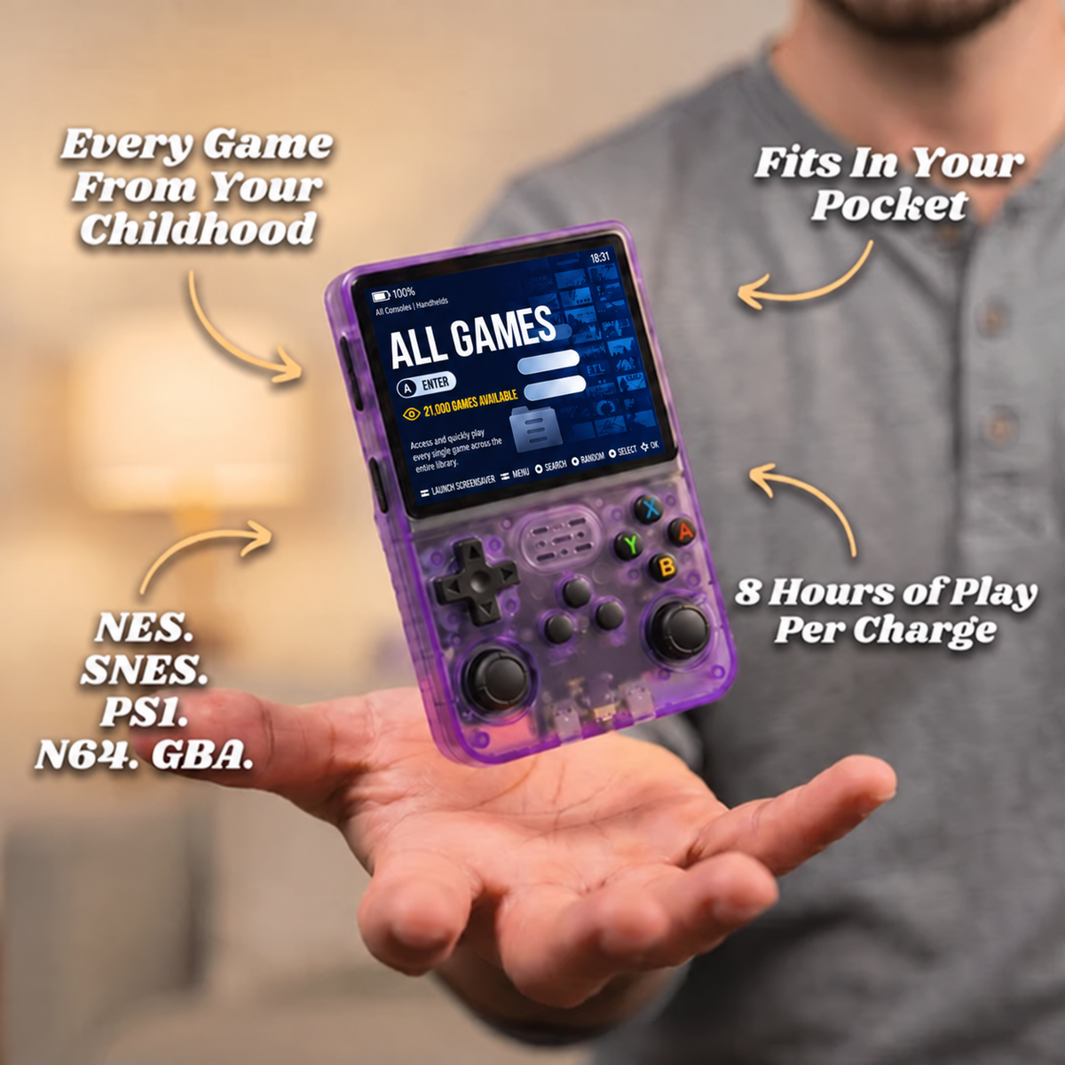 Bavilory Pro 2.0 — R36S Retro Handheld Console