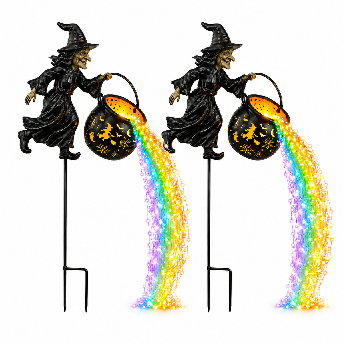 🎃Witch Potion Waterfall Garden Lamp