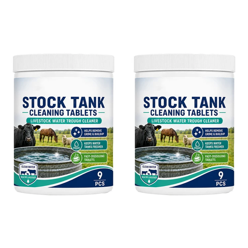 Fast-Dissolving Livestock Water Tank Cleaning Tablets