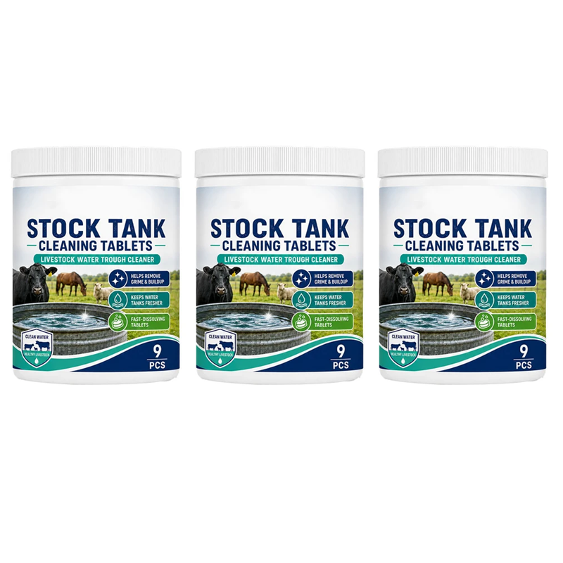 Fast-Dissolving Livestock Water Tank Cleaning Tablets