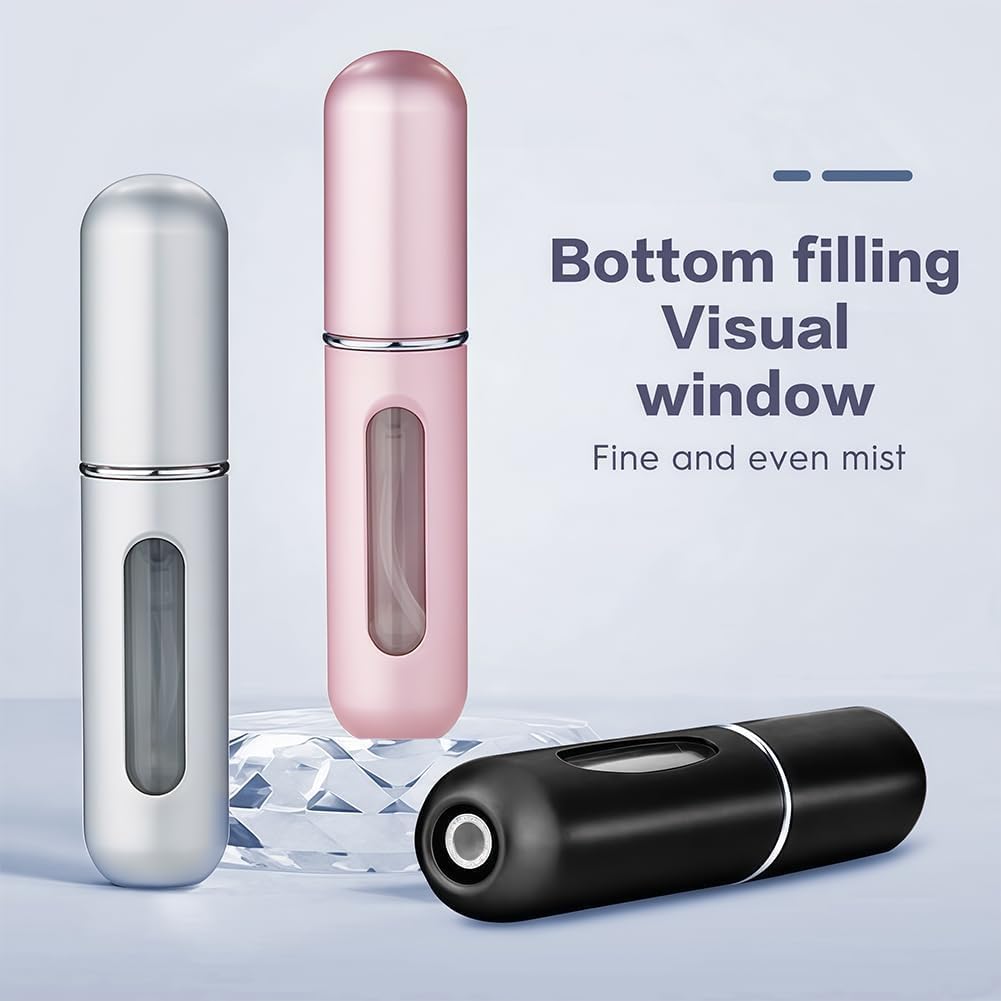 Take your favorite signature scent anywhere｜No spill, no mess, quick bottom‑fill design