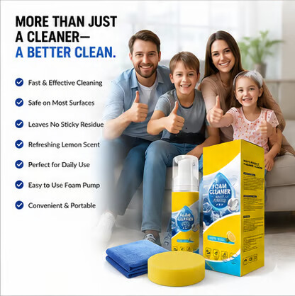 ✨ Deep Clean Made Easy — Meet the Ultimate 4-In-1 Foam Cleaner