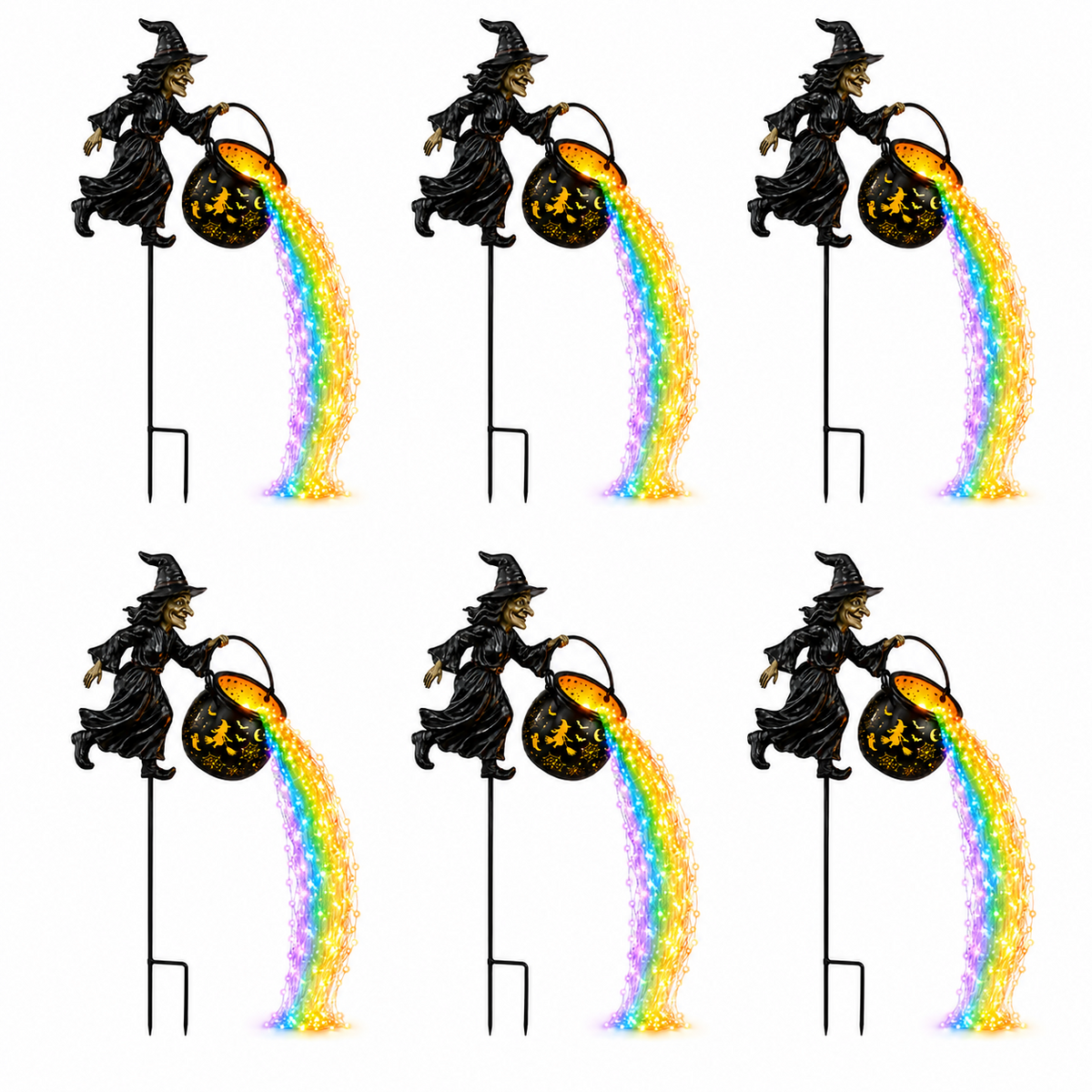 🎃Witch Potion Waterfall Garden Lamp