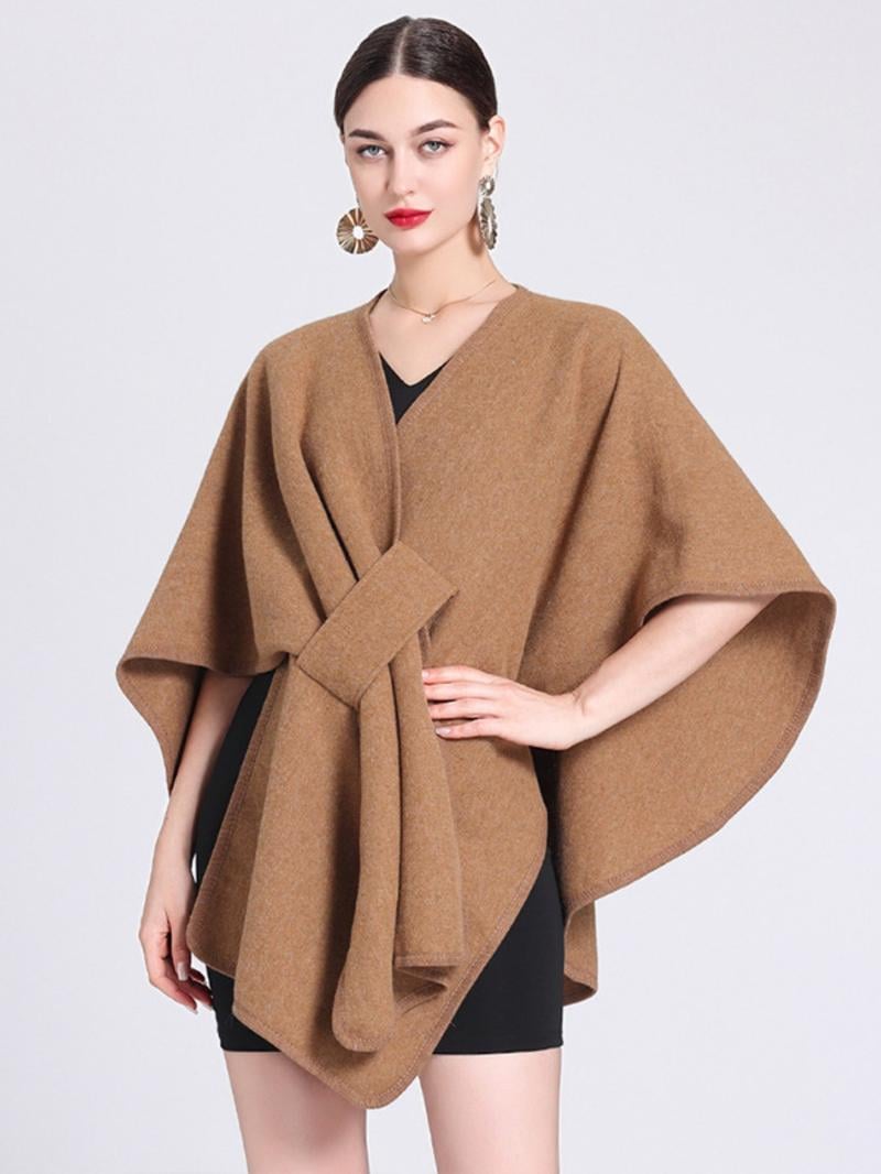 Women's Elegant Cape Shawl Wrap for Spring Fall Winter – Cozy, Chic & Effortless Style