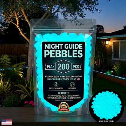 💥LAST DAY SALE 50%OFF💥🌈Colorful Glow-in-the-Dark Garden Stones