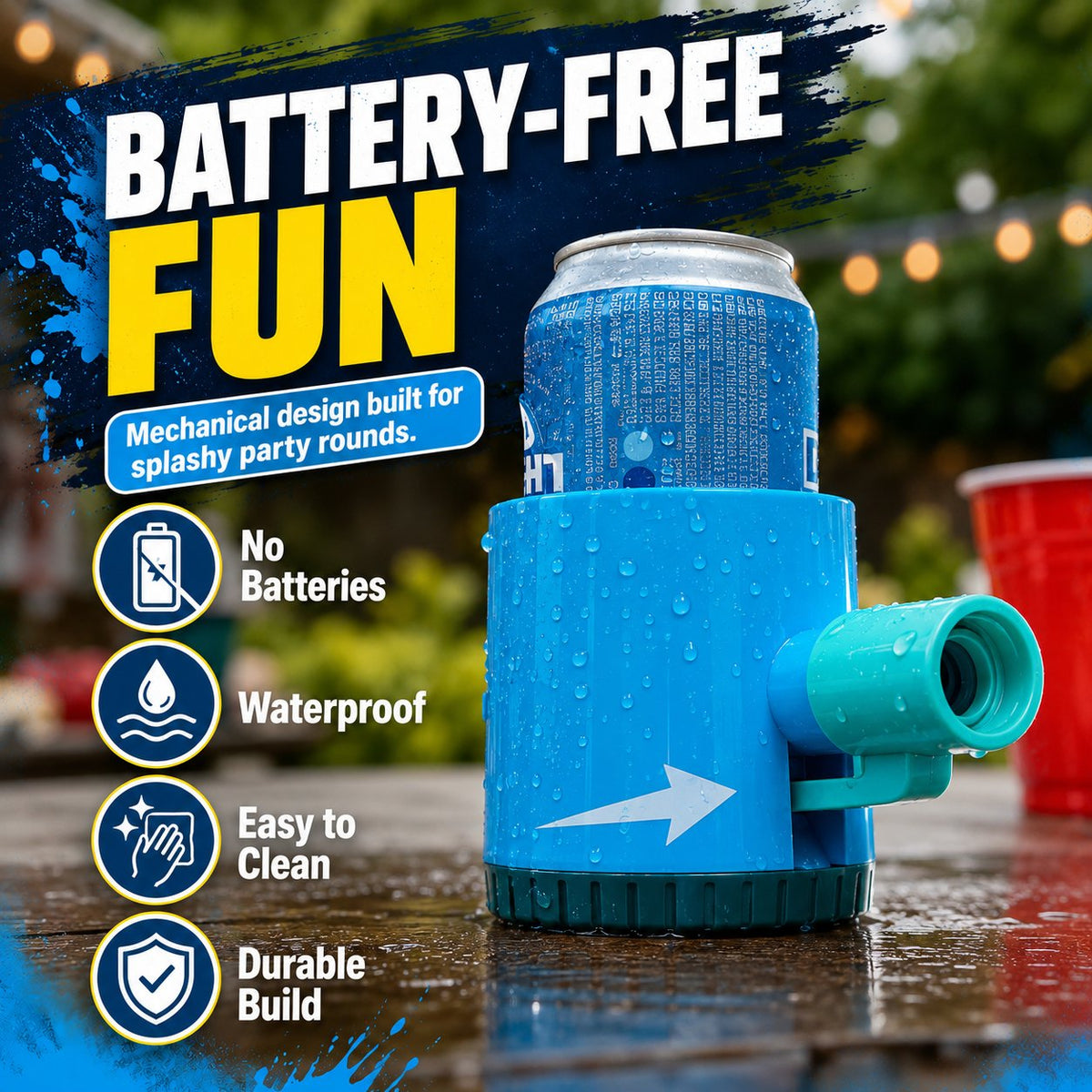 Party Can Roulette Drinking Game (Hydro-Blast Edition)