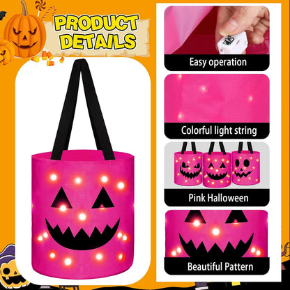 Halloween Candy Bucket With LED Lights