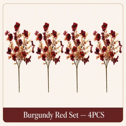 Adjustable Fabric Fall Flower Bouquet Sets for Indoor & Outdoor Decor
