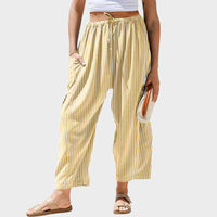 Yellow White Striped