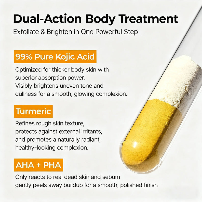 Bavilory Peel Shot - Kojic + Turmeric Body Peel Spray