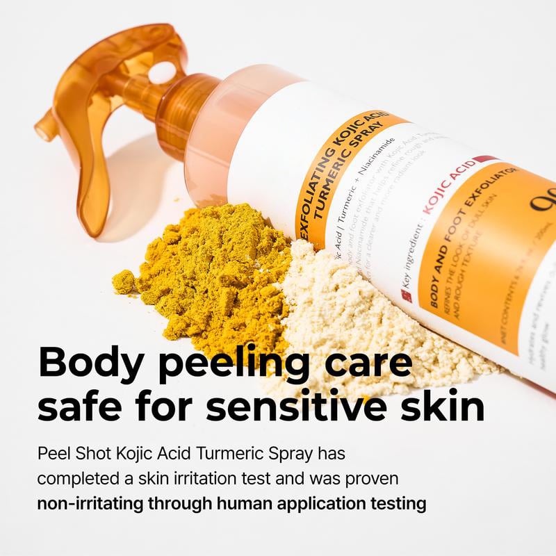 Bavilory Peel Shot - Kojic + Turmeric Body Peel Spray