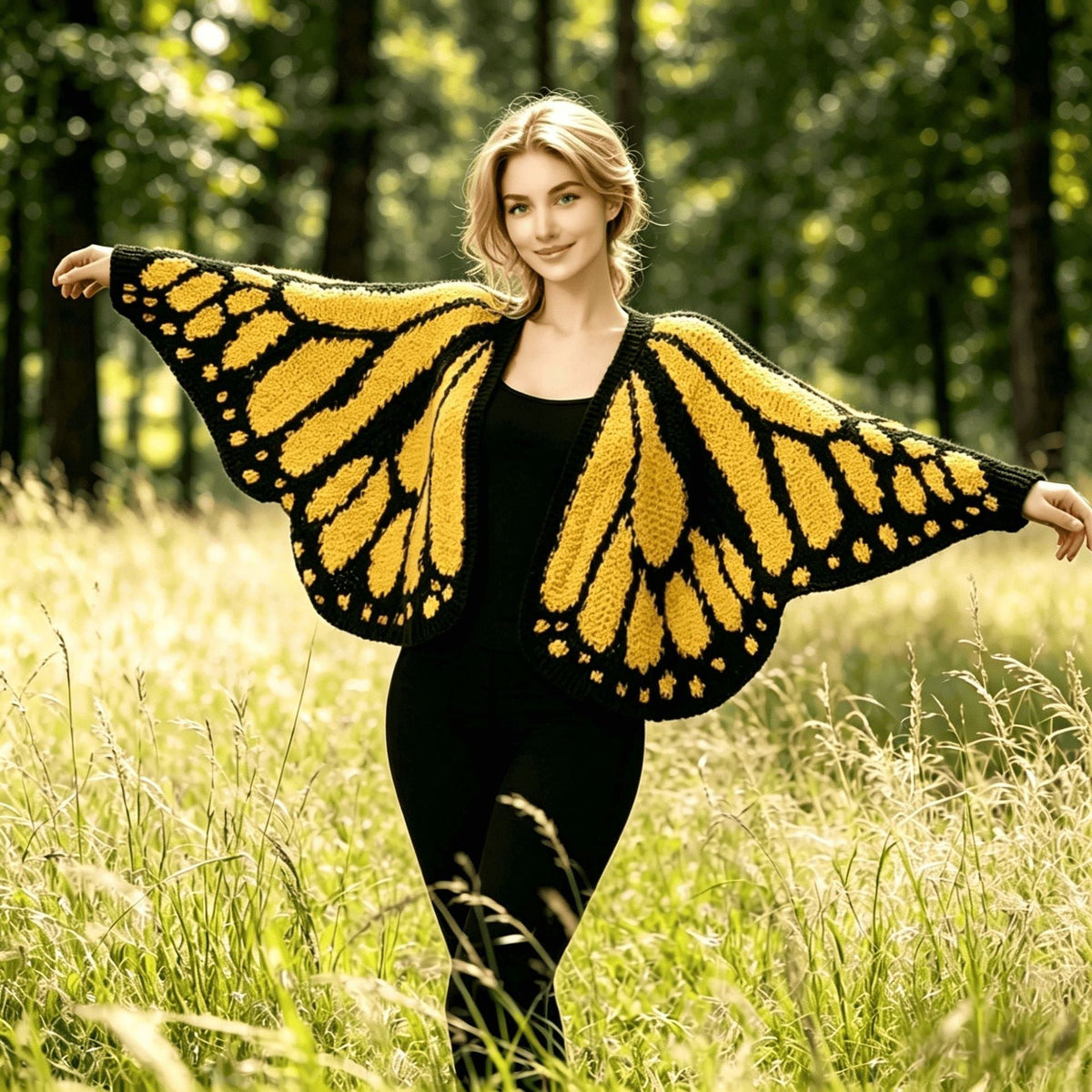 Monarch Butterfly Cardigan