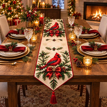 ✨ DIY Christmas Diamond Painting Table Runner Kit