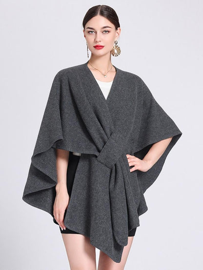 Women's Elegant Cape Shawl Wrap for Spring Fall Winter – Cozy, Chic & Effortless Style