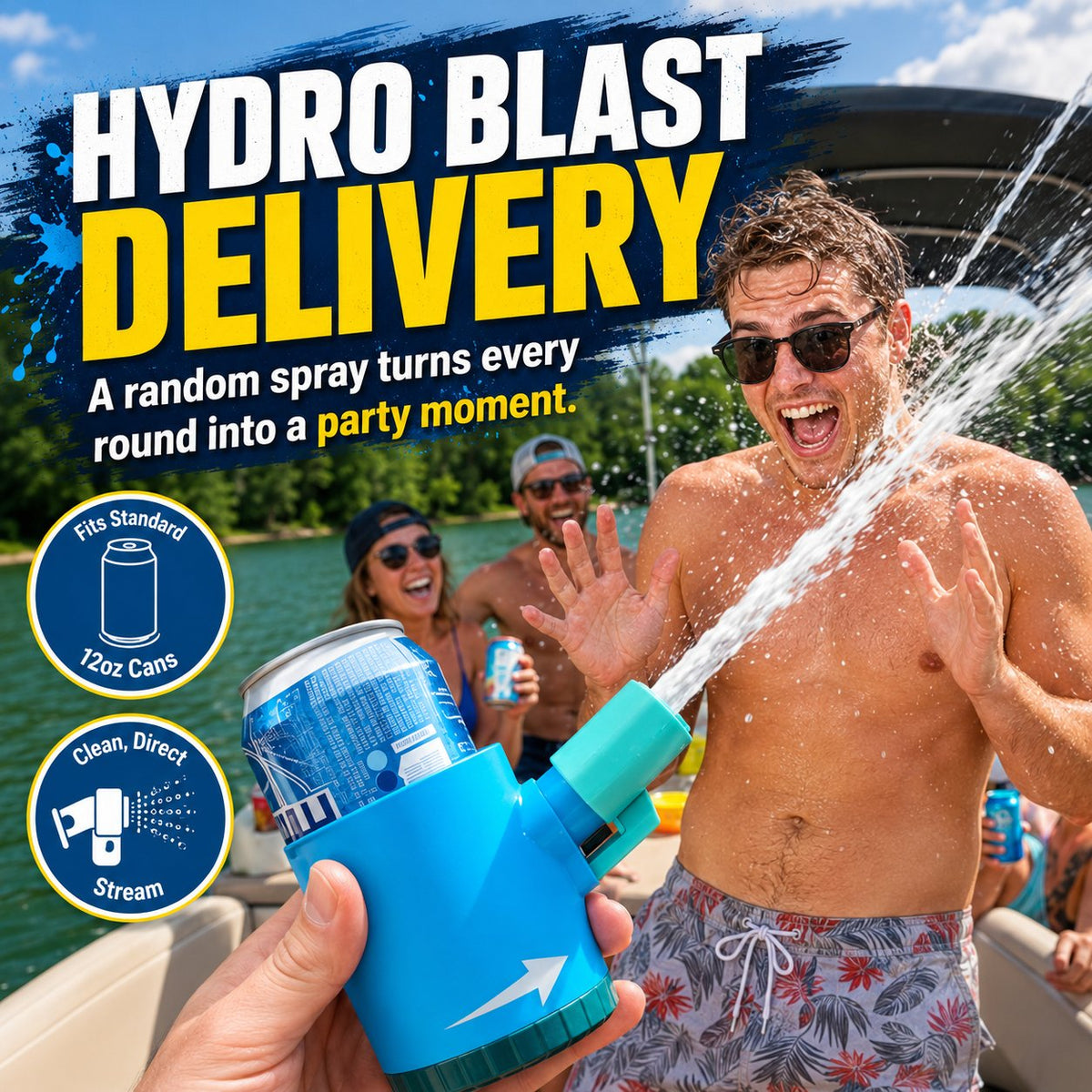 Party Can Roulette Drinking Game (Hydro-Blast Edition)