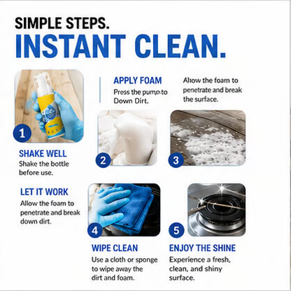 ✨ Deep Clean Made Easy — Meet the Ultimate 4-In-1 Foam Cleaner
