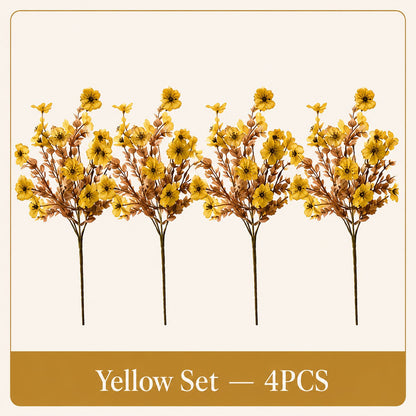 Adjustable Fabric Fall Flower Bouquet Sets for Indoor & Outdoor Decor